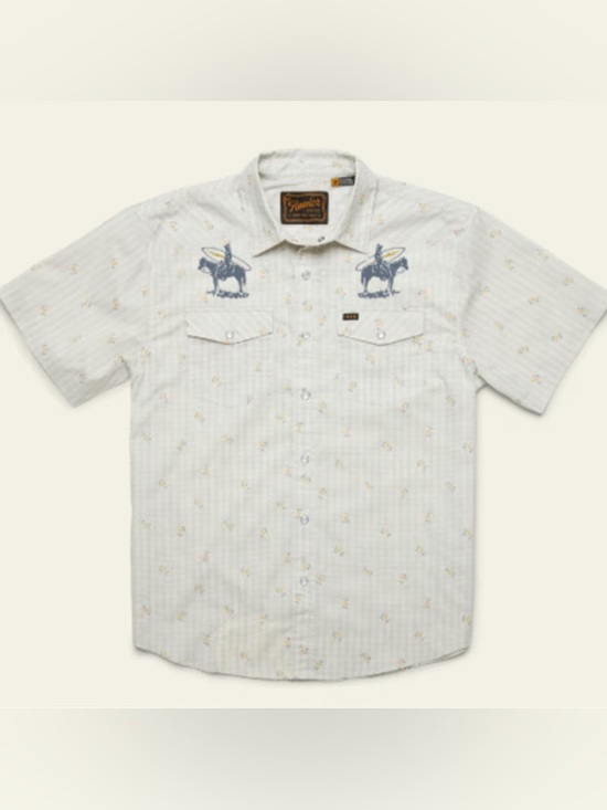 Howler Brothers Other - Howler Bros -RARE Crosscut Deluxe Short Sleeve OUTPOST RIDER Gaucho Style MEDIUM